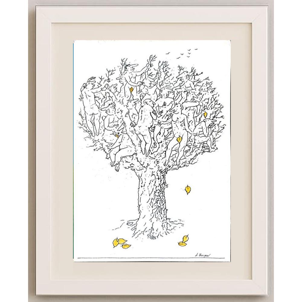 Borigen 29x21cm Orijinal Karikatür BOD02133