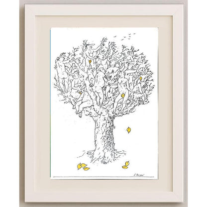 Borigen 29x21cm Orijinal Karikatür BOD02133