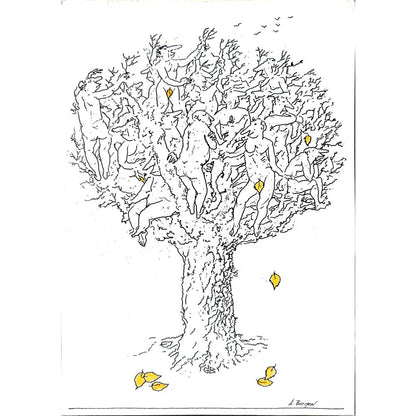 Borigen 29x21cm Orijinal Karikatür BOD02133