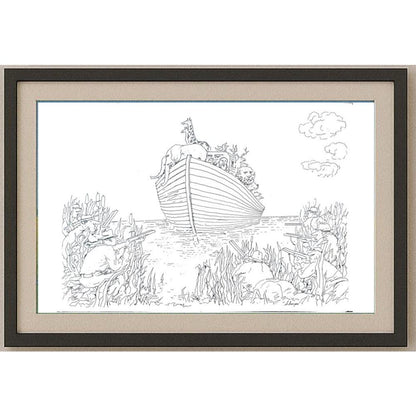 Borigen 29x21cm Orijinal Karikatür BOD02137