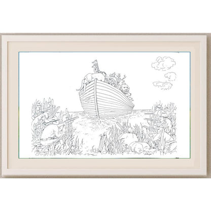 Borigen 29x21cm Orijinal Karikatür BOD02137