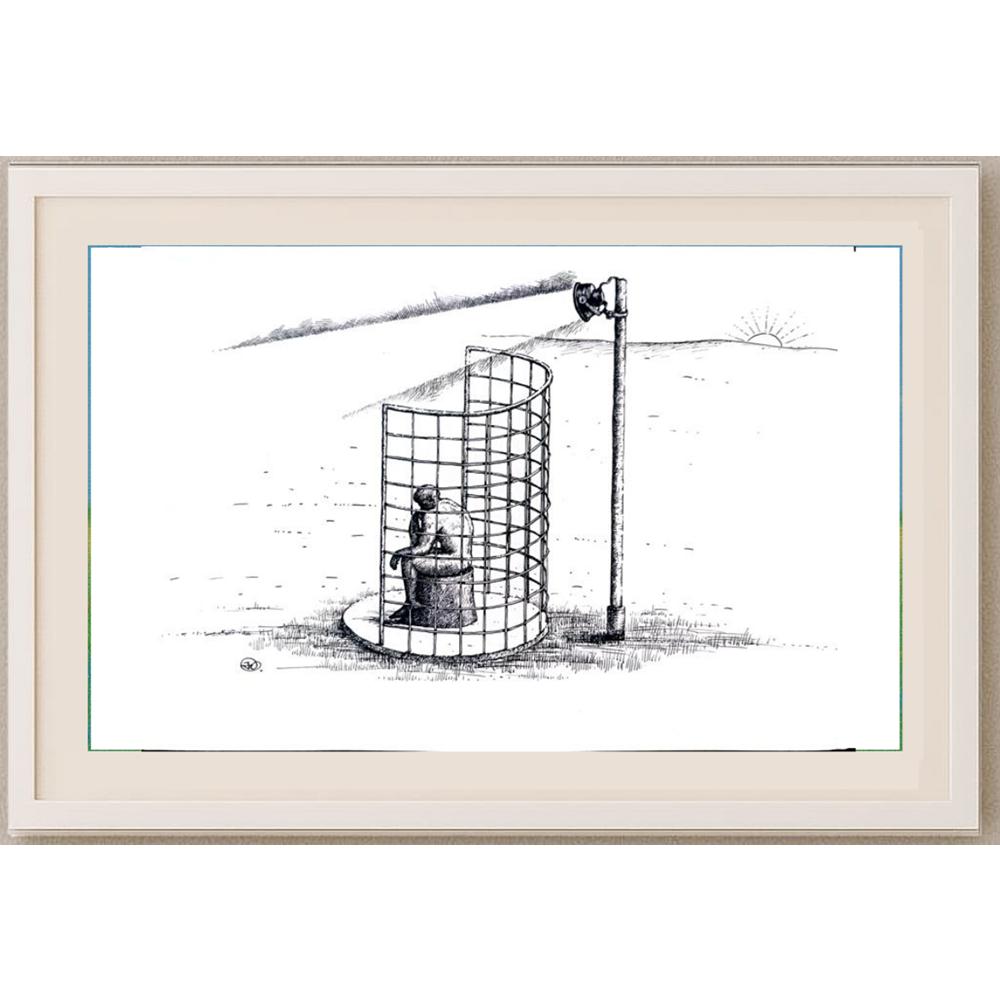 Yuri Ochakovski 29x21cm Orijinal Karikatür BOD02142
