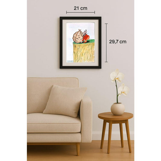 Kraupa Tomislav 29x21cm Orijinal Karikatür BOD02146