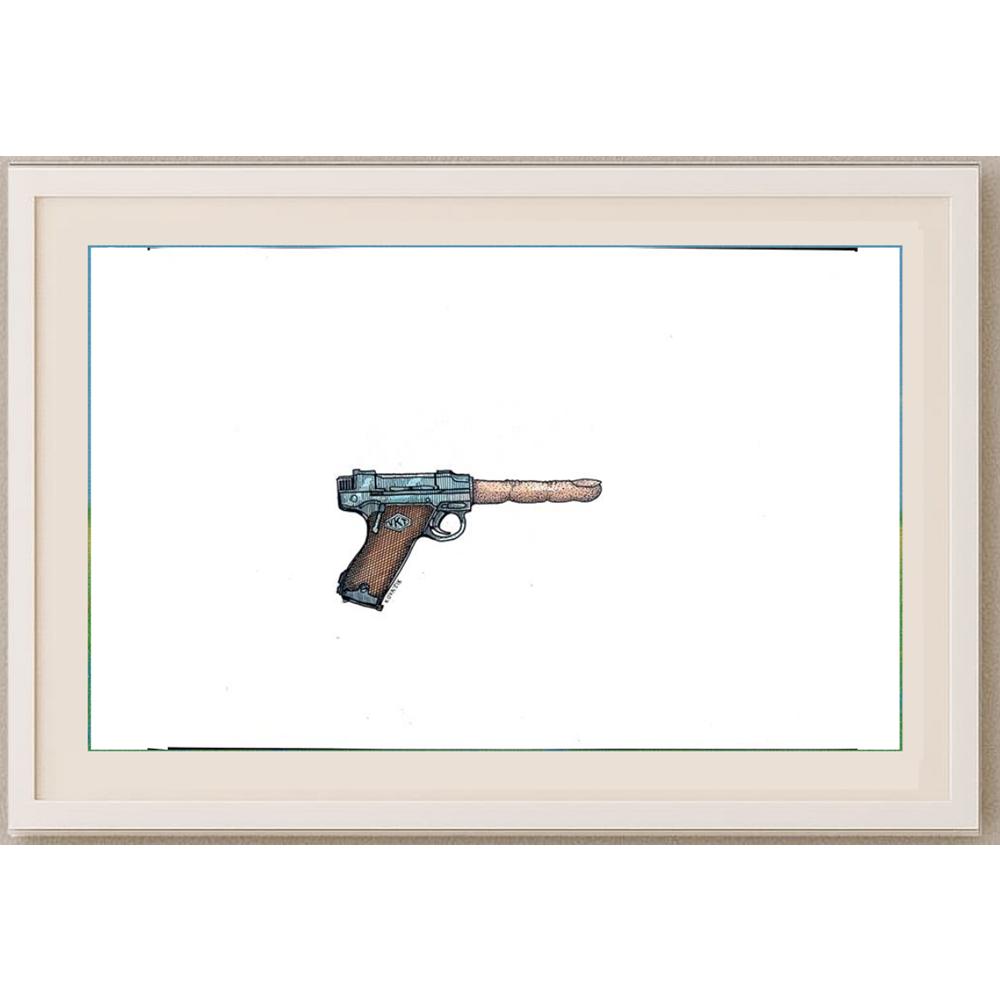 Ivan Kovacik 29x21cm Orijinal Karikatür BOD02151