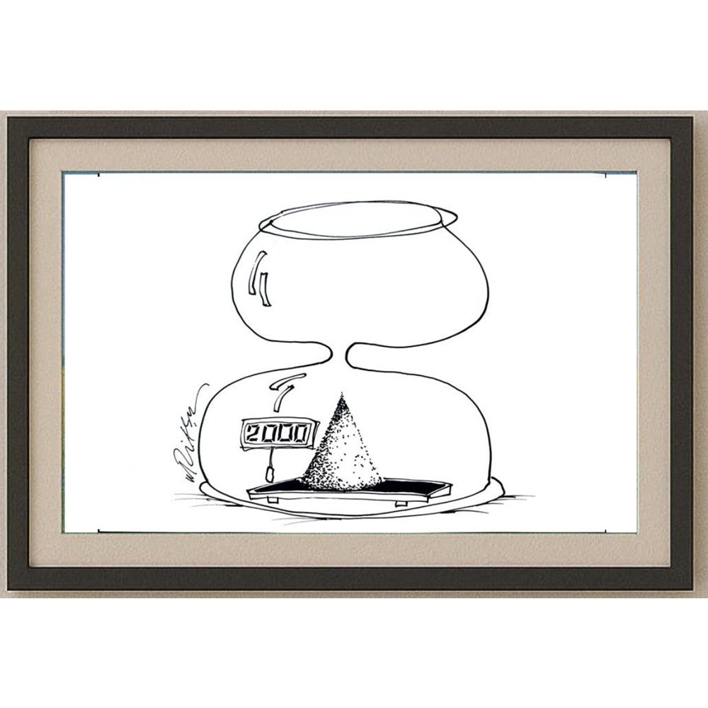 Gheorghita Ghinea Uriasu 29x21cm Orijinal Karikatür BOD02153