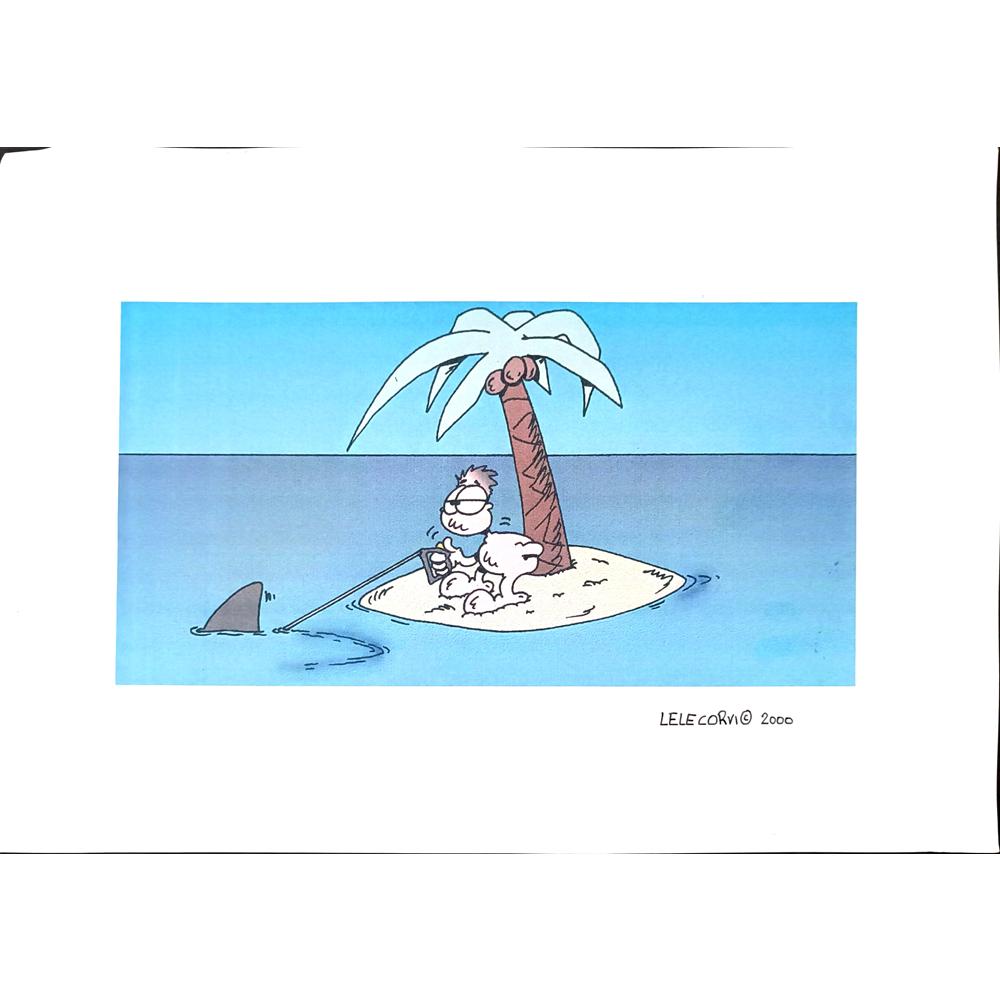 Gabriele Corvi 35x25cm Orijinal Karikatür BOD02159