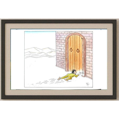 Ümit Müfit Dinçay 29x21cm Orijinal Karikatür BOD02160