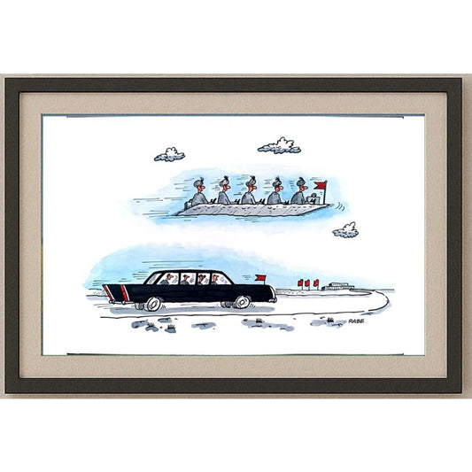 Ralf Böhme 29x21cm Orijinal Karikatür BOD02164