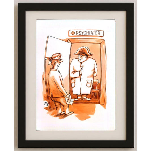 Gennady Chegodayev 29x21cm Orijinal Karikatür BOD02165