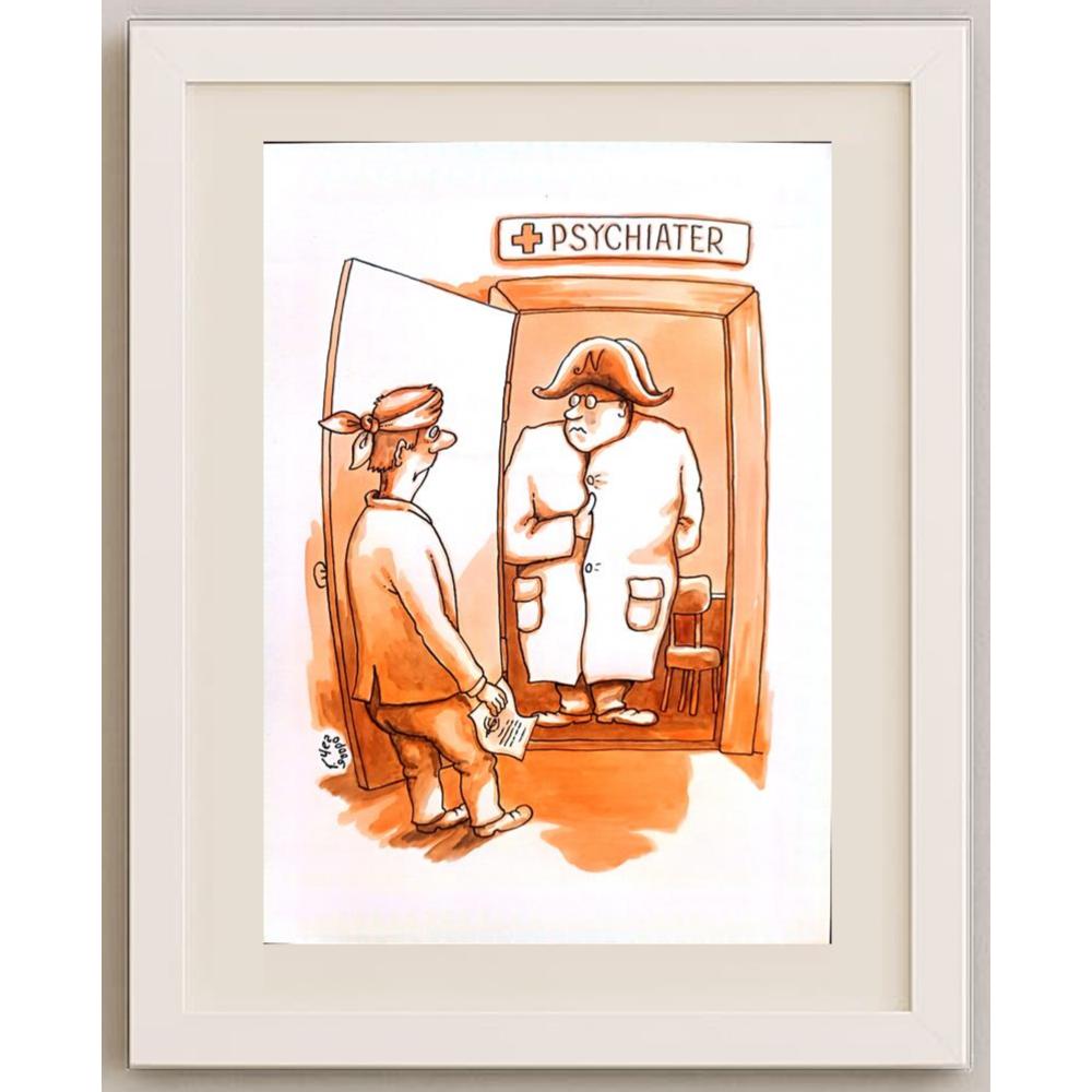 Gennady Chegodayev 29x21cm Orijinal Karikatür BOD02165