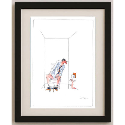 Bert Witte 29x21cm Orijinal Karikatür BOD02170
