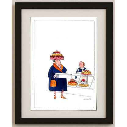Bert Witte 29x21cm Orijinal Karikatür BOD02171