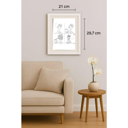 Dluhopolszky Laszle 29x21cm Orijinal Karikatür BOD02176