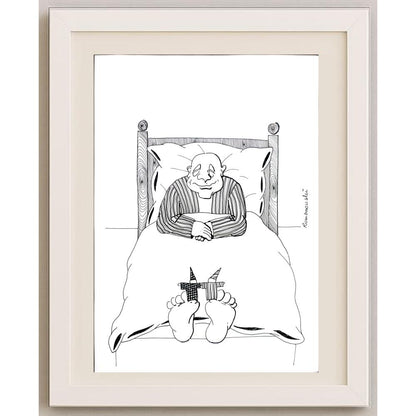 Zdzislaw Romanovski 29x21cm Orijinal Karikatür BOD02180