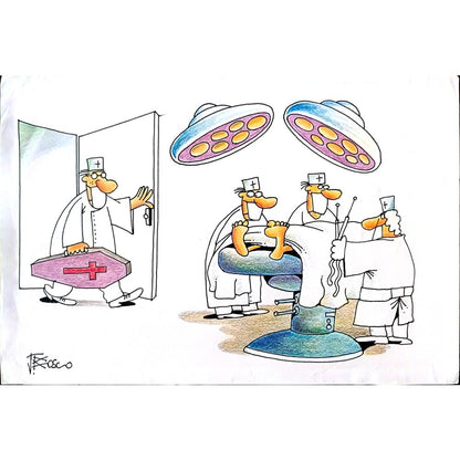 Joao Bosco Jaco De Azevedo 29x21cm Orijinal Karikatür BOD02185