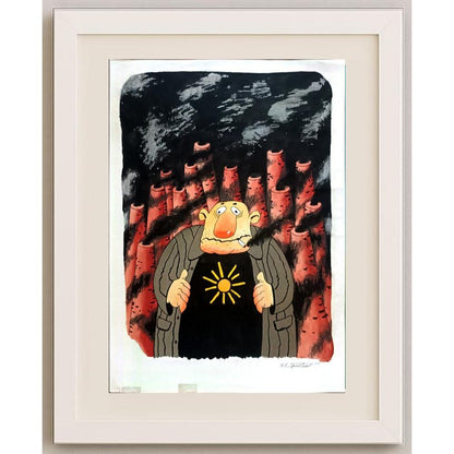 Sergey Lipovtsev 29x21cm Orijinal Karikatür BOD02187