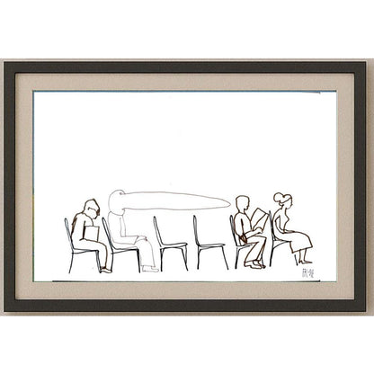 Fedor Kritovak 29x21cm Orijinal Karikatür BOD02191