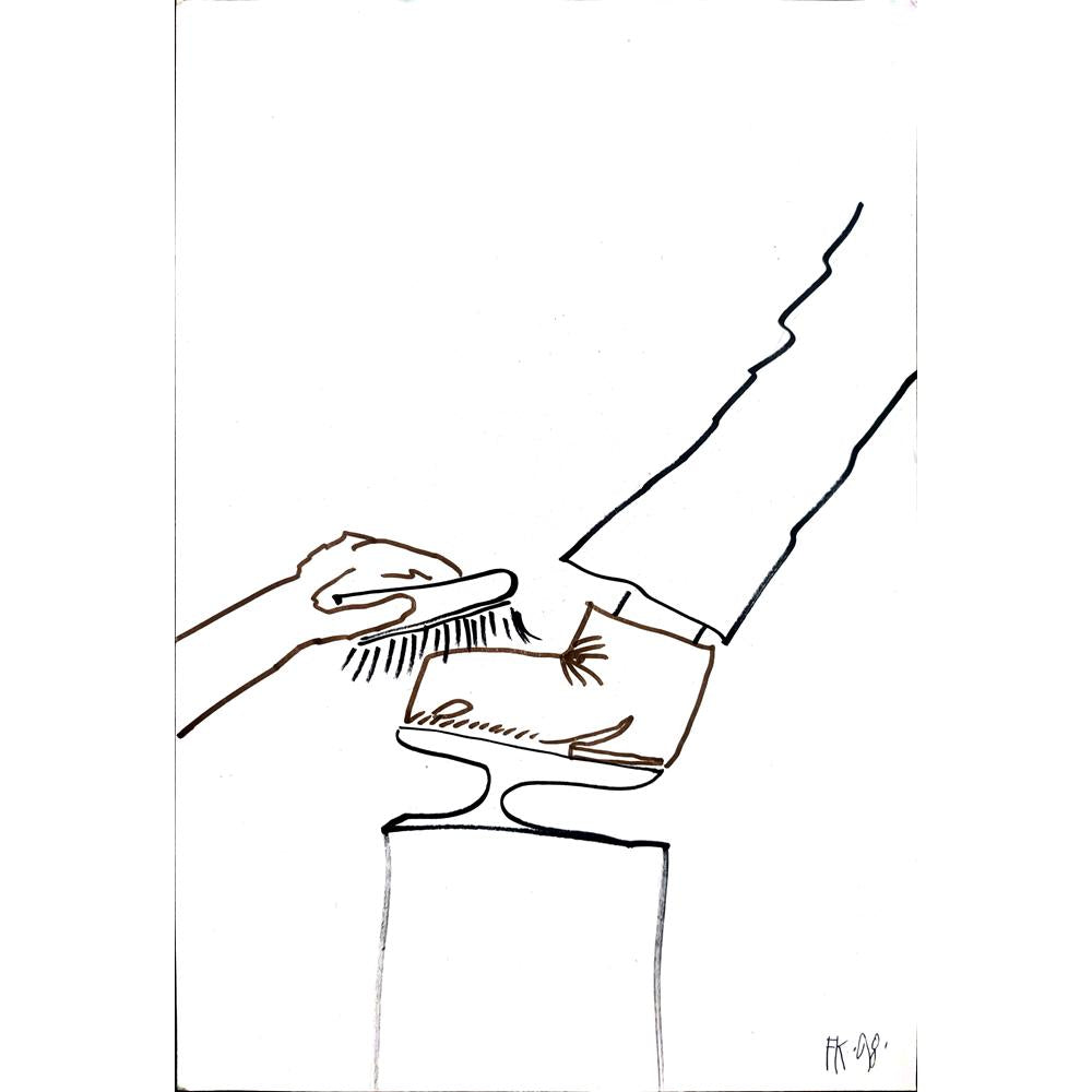 Fedor Kritovak 29x21cm Orijinal Karikatür BOD02192