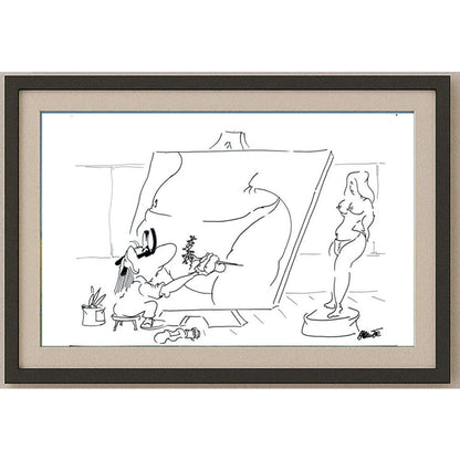 Branko Premuzic 29x21cm Orijinal Karikatür BOD02195