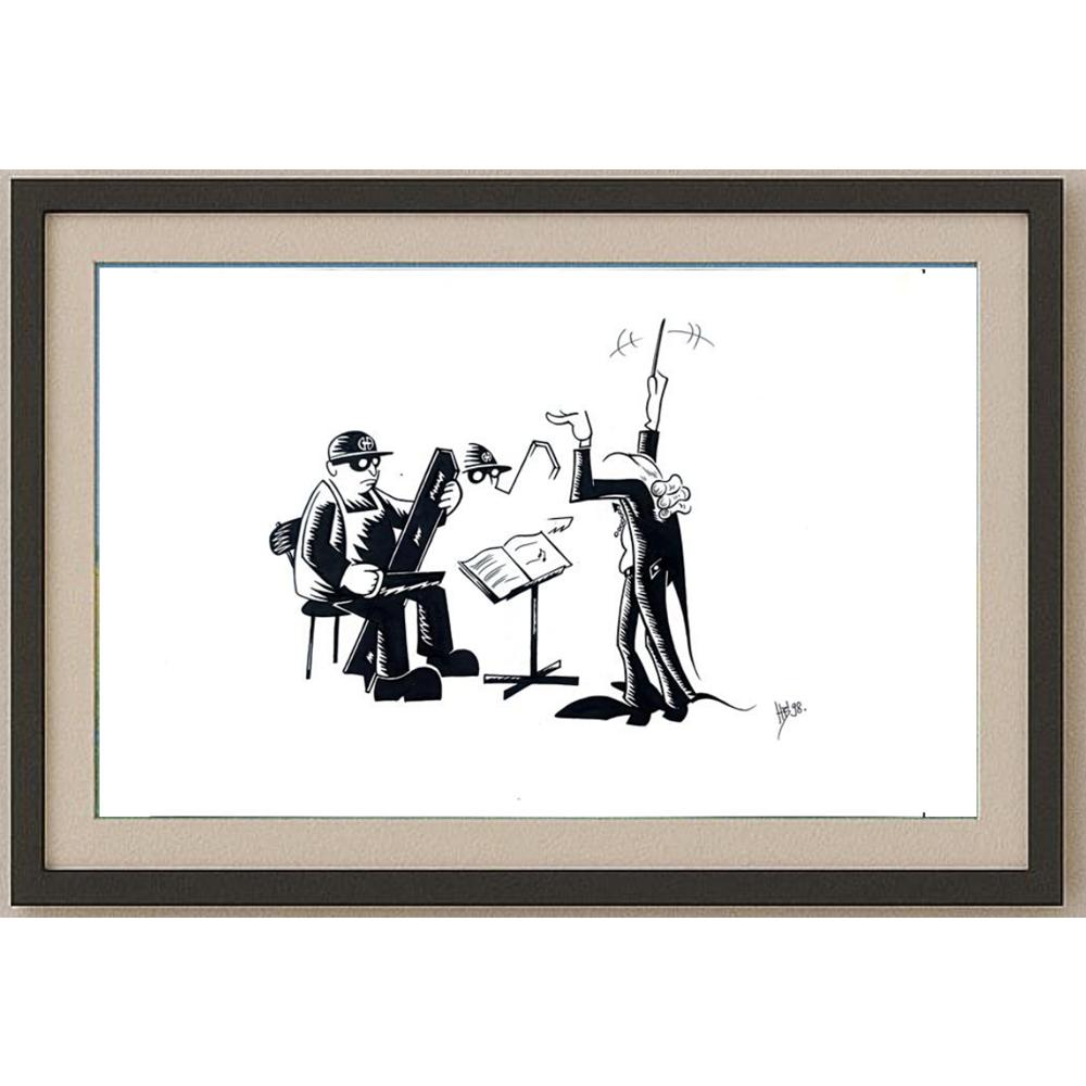 Hrvoje Bilic 29x21cm Orijinal Karikatür BOD02197