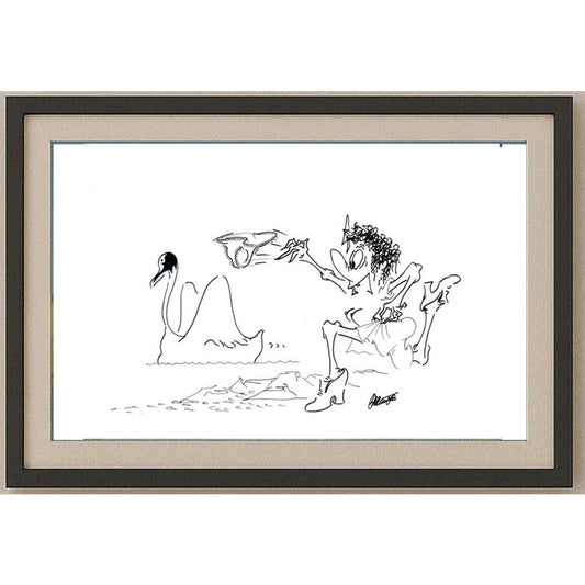 Branko Premuzic 29x21cm Orijinal Karikatür BOD02199