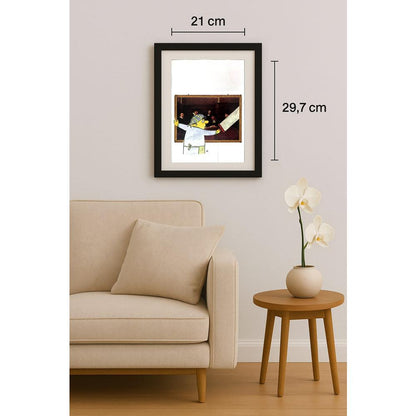Cor Den Dulk 29x21cm Orijinal Karikatür BOD02202