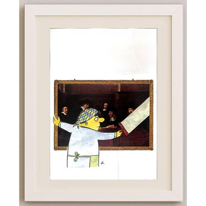 Cor Den Dulk 29x21cm Orijinal Karikatür BOD02202