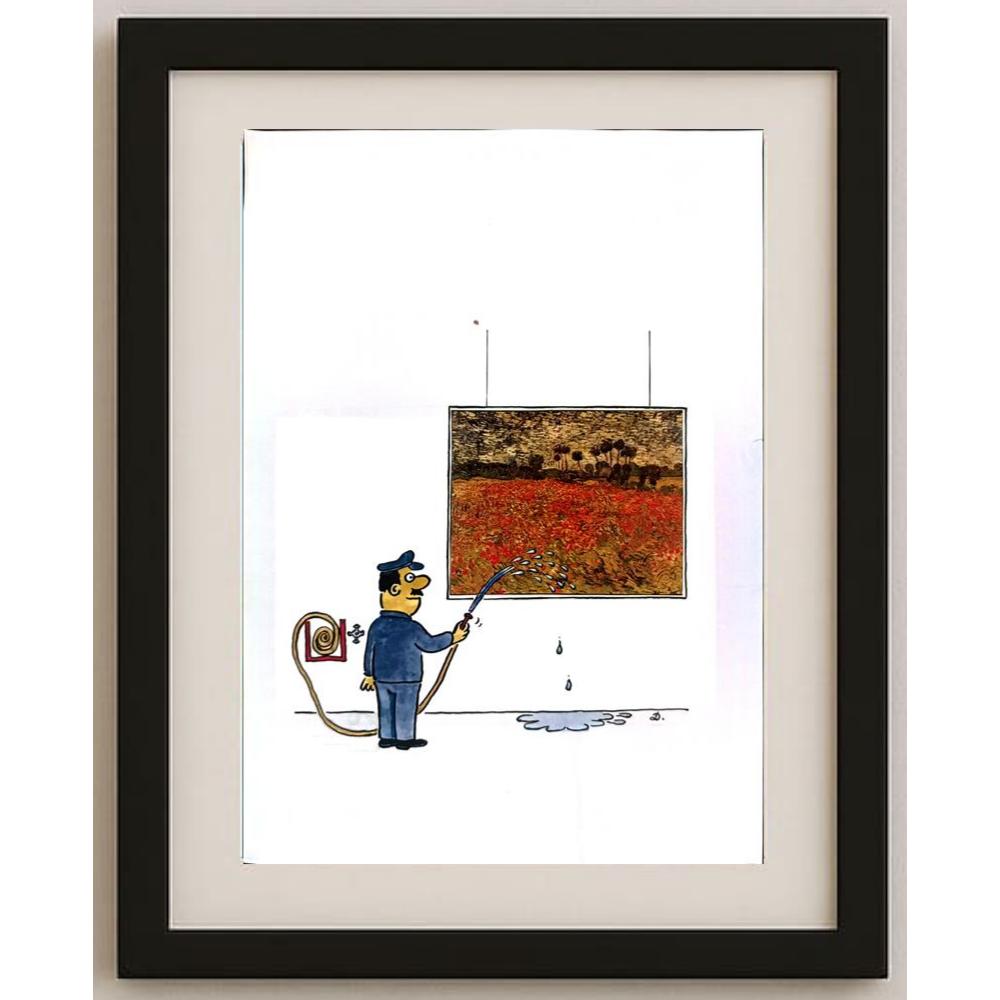 Cor Den Dulk 29x21cm Orijinal Karikatür BOD02203