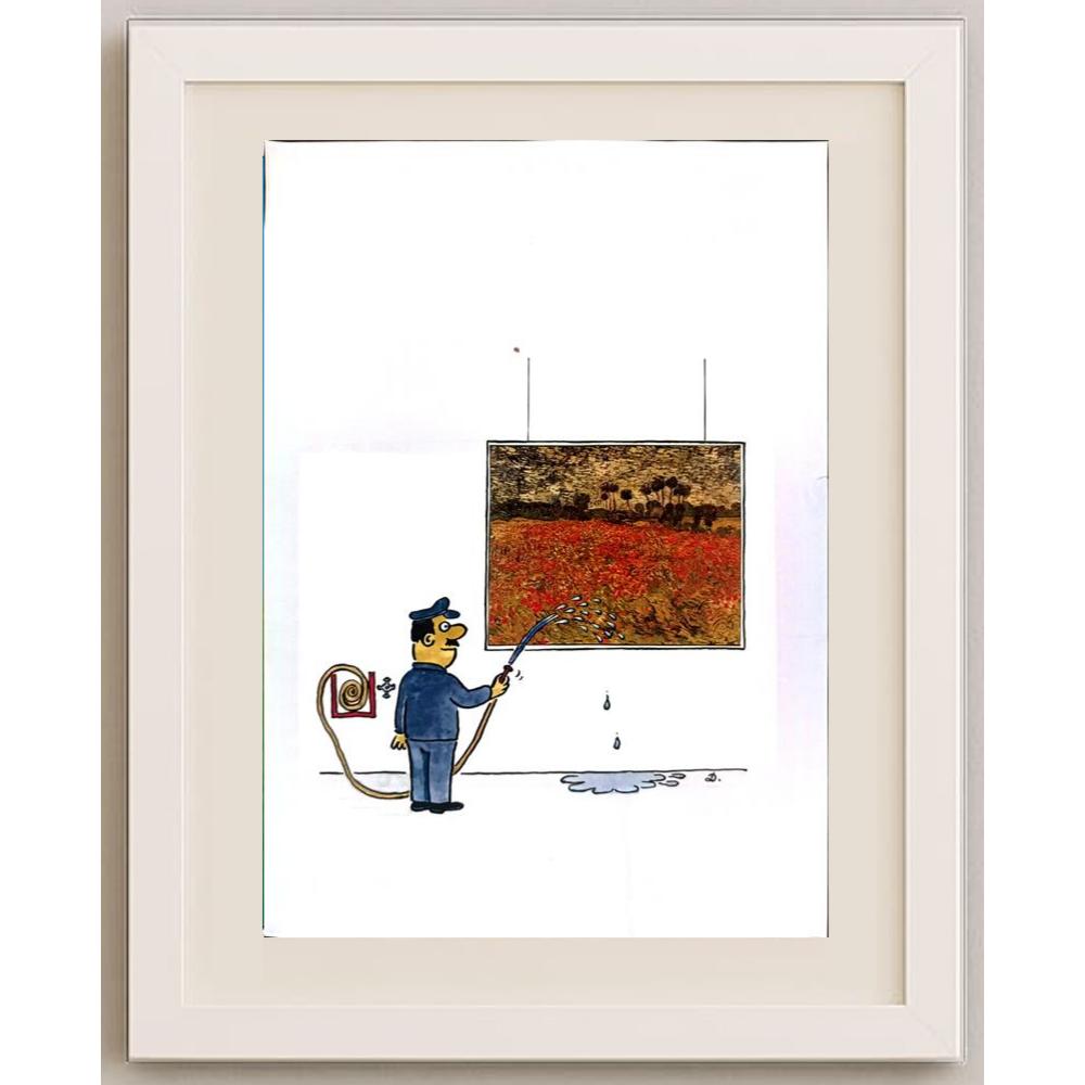 Cor Den Dulk 29x21cm Orijinal Karikatür BOD02203