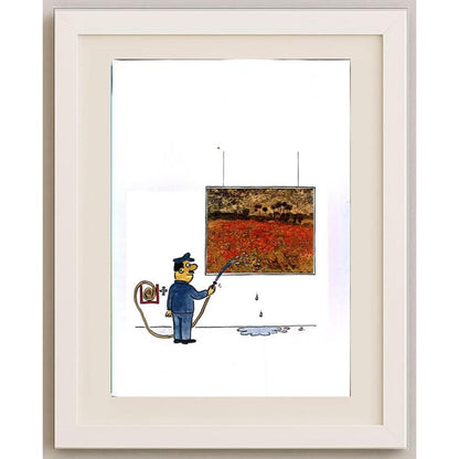 Cor Den Dulk 29x21cm Orijinal Karikatür BOD02203