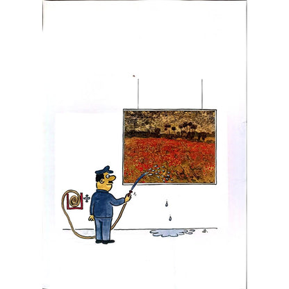 Cor Den Dulk 29x21cm Orijinal Karikatür BOD02203