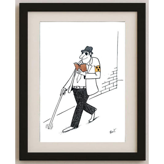 Jaw Bubla 29x21cm Orijinal Karikatür BOD02207