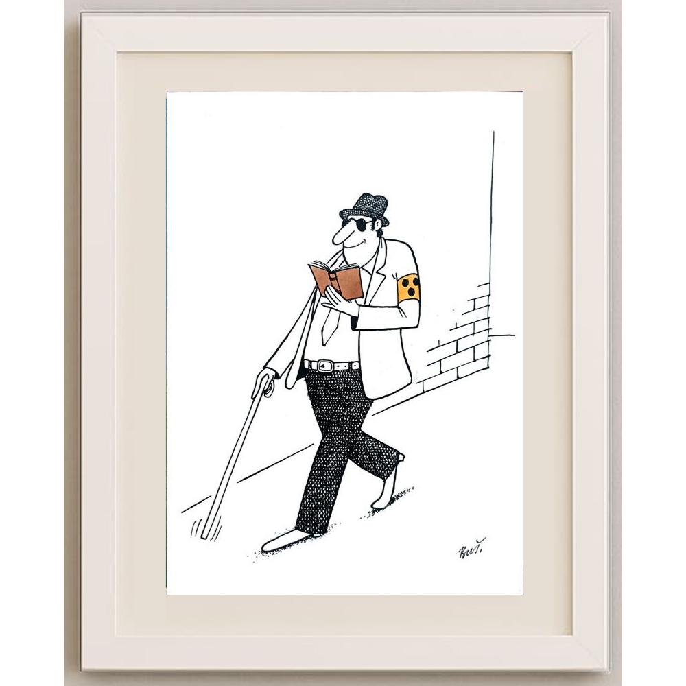 Jaw Bubla 29x21cm Orijinal Karikatür BOD02207