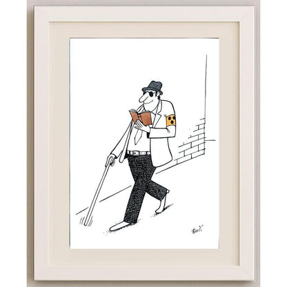 Jaw Bubla 29x21cm Orijinal Karikatür BOD02207