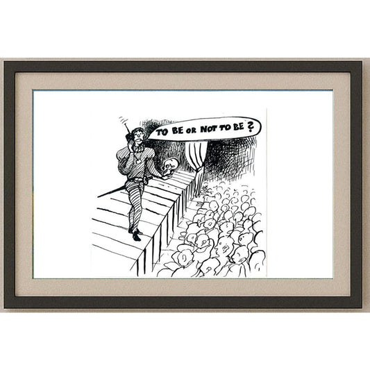 Josef Svax 29x21cm Orijinal Karikatür BOD02208