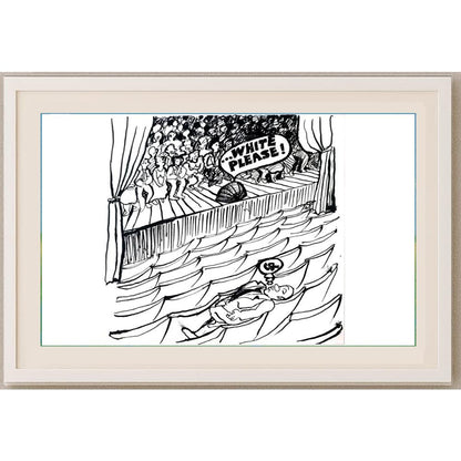 Josef Svax 29x21cm Orijinal Karikatür BOD02209
