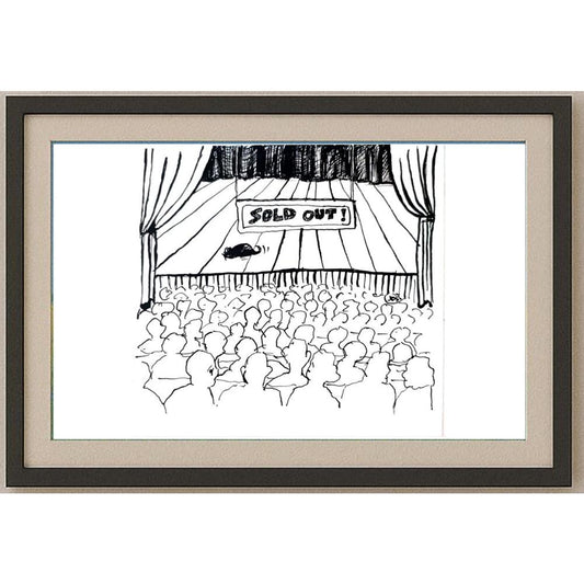 Josef Svax 29x21cm Orijinal Karikatür BOD02210