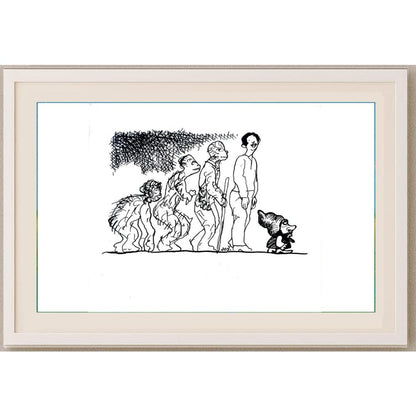 Josef Svax 29x21cm Orijinal Karikatür BOD02211