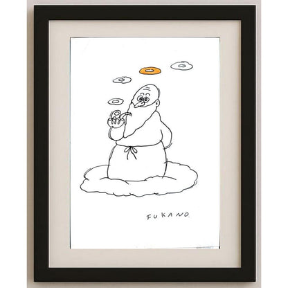 Tadashi Fukano 29x21cm Orijinal Karikatür BOD02215