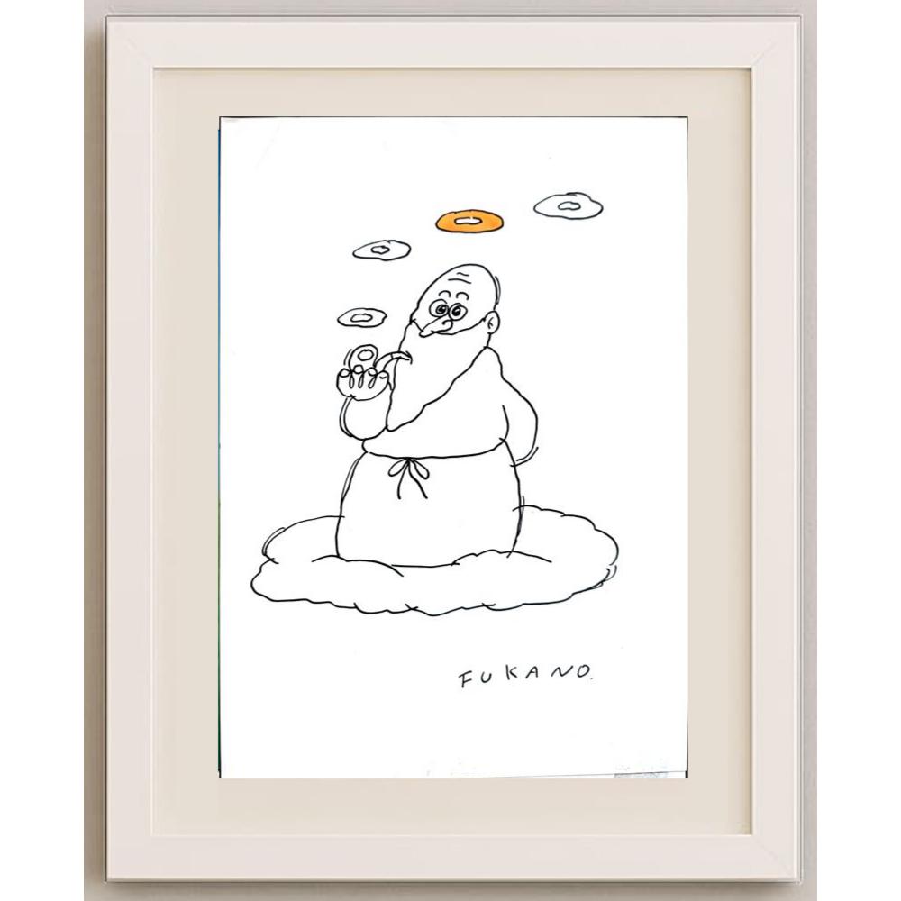 Tadashi Fukano 29x21cm Orijinal Karikatür BOD02215