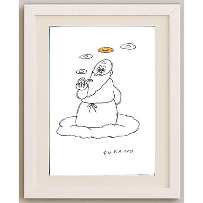 Tadashi Fukano 29x21cm Orijinal Karikatür BOD02215
