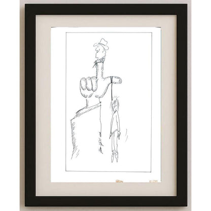 Hasan Efe 29x21cm Orijinal Karikatür BOD02217