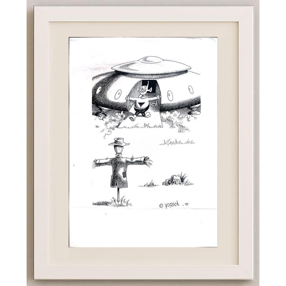Alvara Polo 29x21cm Orijinal Karikatür BOD02218