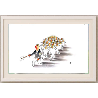 Behiç Ayrancıoğlu 35x25cm Orijinal Karikatür BOD02221