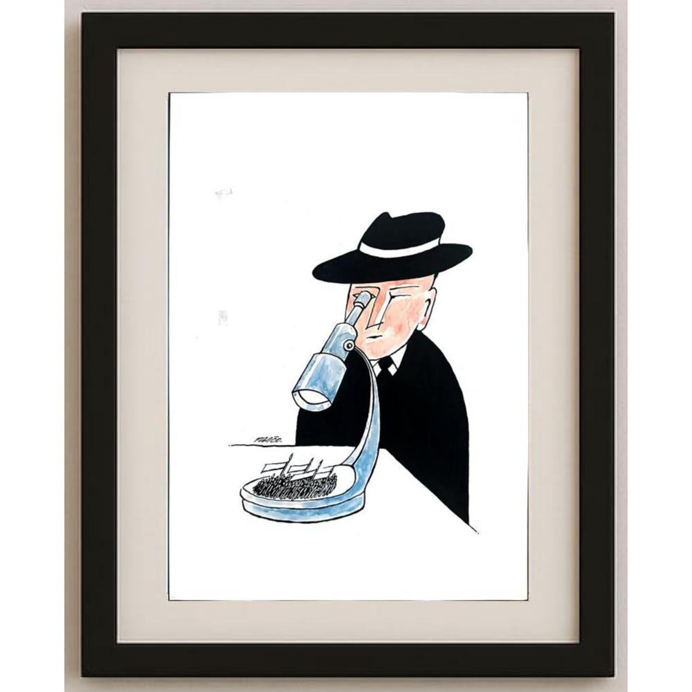 Milos Panig Pango 29x21cm Orijinal Karikatür BOD02222