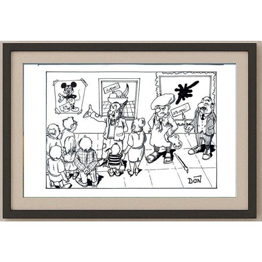 Martin Honeysett 29x21cm Orijinal Karikatür BOD02223