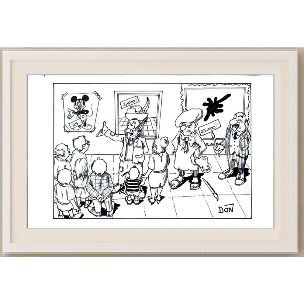 Martin Honeysett 29x21cm Orijinal Karikatür BOD02223