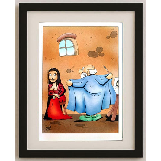 Heymans Patrick 29x21cm Orijinal Karikatür BOD02227