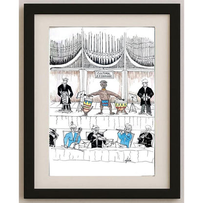Hekkelman 29x21cm Orijinal Karikatür BOD02230