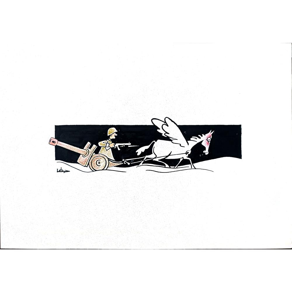 Lephaft Pal 29x21cm Orijinal Karikatür BOD02231
